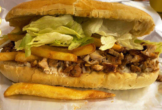 PANINO KEBAB E PATATINE